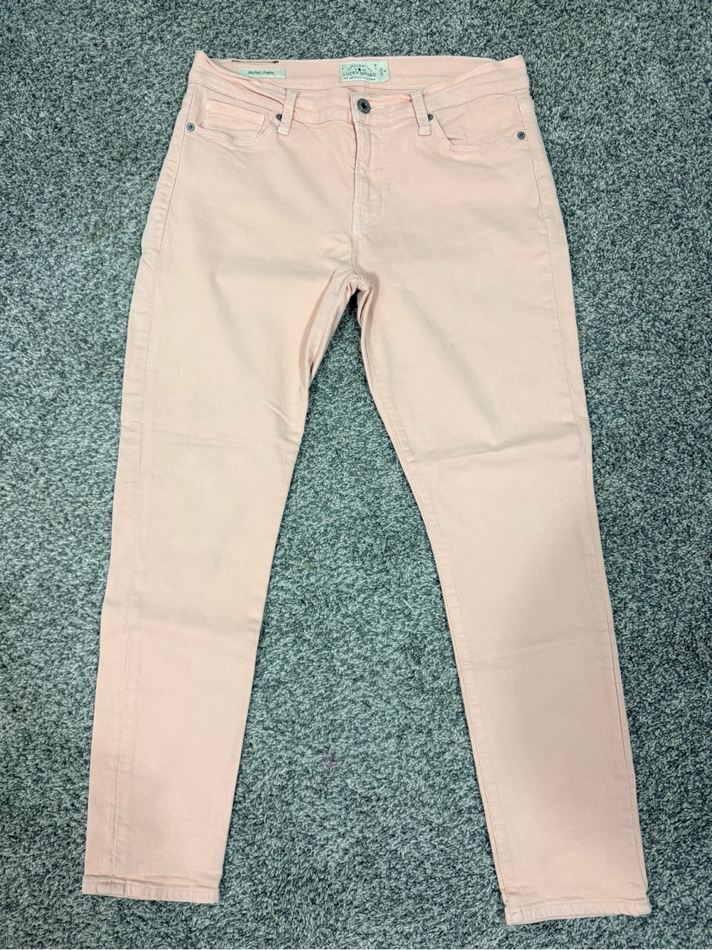 Lucky Brand Light Pink Skinny Jeans